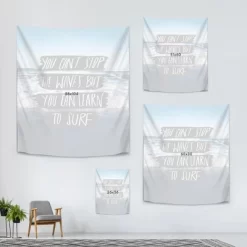 Americanflat Learn To Surf By Leah Flores Wall Tapestry -Home Decoration Store GUEST 51f10213 cec9 43f5 9415 901701b8228d