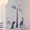 Lambs & Ivy Baby Dino Nursery Blue/Gray Dinosaur And Tree Wall Decals/Stickers