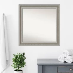 32" X 32" Non-Beveled Parlor Bathroom Wall Mirror Silver - Amanti Art 15 32" X 32" Non-Beveled Parlor Bathroom Wall Mirror Silver - Amanti Art -Home Decoration Store GUEST 52e238f6 083f 4df7 b6d7 37b257354b63