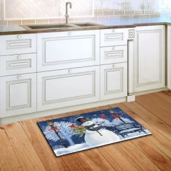 Briarwood Lane Snowman Holiday Cheer Christmas Doormat Lampost Wreath Indoor Outdoor 30" X 18" -Home Decoration Store GUEST 5321366f 4323 4bdd abd6 6c0164d4620b