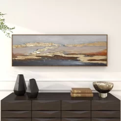 Canvas Geode Handmade Foiled And Brushstrokes Framed Wall Art With Gold Frame Gold - Olivia & May 34 Canvas Geode Handmade Foiled And Brushstrokes Framed Wall Art With Gold Frame Gold - Olivia & May -Home Decoration Store GUEST 533b5c3a 6504 4b62 914e 6667ca8f523b