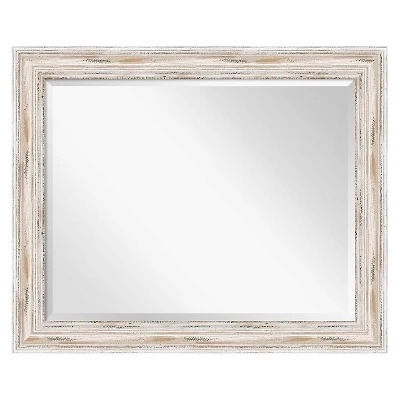 Alexandria White Wash Framed Wall Mirror - Amanti Art 12 Alexandria White Wash Framed Wall Mirror - Amanti Art - Image 12