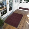 Burgundy Solid Doormat - (3'x4') - HomeTrax