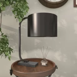 Traditional Metal Table Lamp Black - Olivia & May -Home Decoration Store GUEST 5360e6dc 471c 419e a5be 3dd32f1a665a