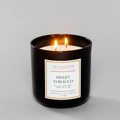 12oz Black Glass Jar 2-Wick Candle Sweet Tobacco - The Collection By Chesapeake Bay Candle 2 12oz Black Glass Jar 2-Wick Candle Sweet Tobacco - The Collection By Chesapeake Bay Candle - Image 2