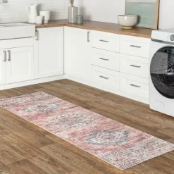 NuLOOM Desna Machine Washable Faded Vintage Area Rug