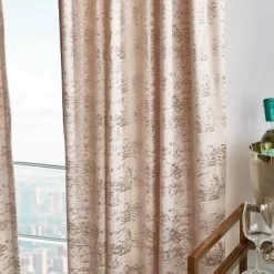 2pk 50"x95" Light Filtering Monroe Metallic Window Curtain Panels Blush - Martha Stewart -Home Decoration Store GUEST 543aa83b 6a58 4870 b9ec f2ac45be88c9