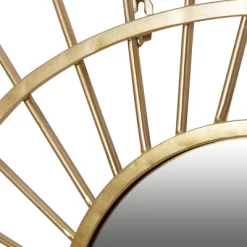 Contemporary Metal Wall Mirror Gold - CosmoLiving By Cosmopolitan -Home Decoration Store GUEST 54c830d6 d1f6 4054 9c2b f74771ed1ee1