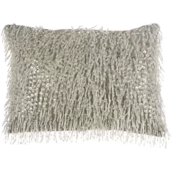 10"x14" Luminescence Beaded Lumbar Throw Pillow With Tassels - Mina Victory -Home Decoration Store GUEST 55307407 035b 48bf a987 33b592ba0265