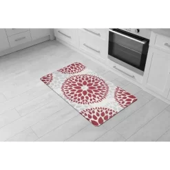 World Rug Gallery Modern Floral Circles Anti Fatigue Standing Mat -Home Decoration Store GUEST 5541355d fb89 413d a3e2 8bd03f2ee4f9