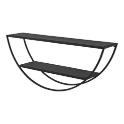26" X 11" Tancill Half Circle Wall Shelf - Kate & Laurel All Things Decor -Home Decoration Store GUEST 55ad72e8 3c47 461a 92a6 adee01f79e71