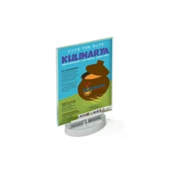 Azar Displays Two-Sided Revolving Acrylic Sign Holder Frame 5"W X 7"H -Home Decoration Store GUEST 5649cf53 356d 4a63 8b6d b88e0e811ffd