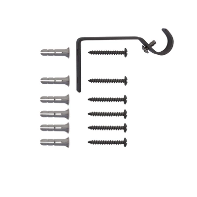 Kenney Bronn 3/4" Standard Decorative Window Curtain Rod 7 Kenney Bronn 3/4" Standard Decorative Window Curtain Rod - Image 7