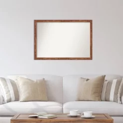 39" X 27" Non-Beveled Fresco Light Pecan Wood Wall Mirror - Amanti Art 10 39" X 27" Non-Beveled Fresco Light Pecan Wood Wall Mirror - Amanti Art -Home Decoration Store GUEST 5677a209 86bb 4878 908d 48169c883366