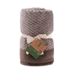 50"x70" Oversized Honeycomb Velvetloft Throw Blanket - Berkshire Blanket & Home Co.