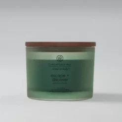 Glass Jar 3-Wick Mind & Body Escape & Discover Candle - Chesapeake Bay Candle