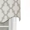 Ogee Style All Season Regal 3" Rod Pocket Valance 50" X 17" Gray By RLF Home