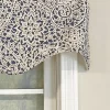 Stella Paisley Regal 3in Rod Pocket Window Valance 50in X 17in By RLF Home