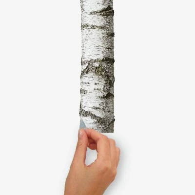 15" X 86" Realistic Birch Trees Peel And Stick Giant Wall Decal - RoomMates 6 15" X 86" Realistic Birch Trees Peel And Stick Giant Wall Decal - RoomMates - Image 6