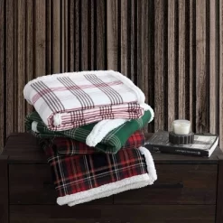 50"x60" Union Bay Plaid Reversible Throw Blanket - Eddie Bauer -Home Decoration Store GUEST 5a13c8b3 cfa2 4597 8041 65685ec90bc1