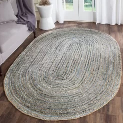 Hudson Stripe Area Rug Natural/Blue - Safavieh -Home Decoration Store GUEST 5a2ed93c 23b3 4cbc 8aa7 9369b883a187