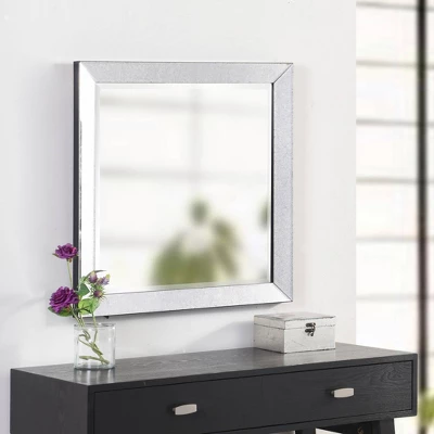 24" X 24" Annesdale Wall Mirror Antique Glass Clear - StyleCraft 5 24" X 24" Annesdale Wall Mirror Antique Glass Clear - StyleCraft - Image 5