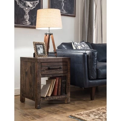 Mariner Tripod Style Wood Floor Lamp With Burlap Drum Shade Rust - Storied Home 15 Mariner Tripod Style Wood Floor Lamp With Burlap Drum Shade Rust - Storied Home - Image 15