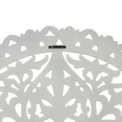 LuxenHome Distressed White Wood Flower Mandala 31.5" Round Wall Decor -Home Decoration Store GUEST 5b24900f 5436 4016 bfd9 d6fafa961624