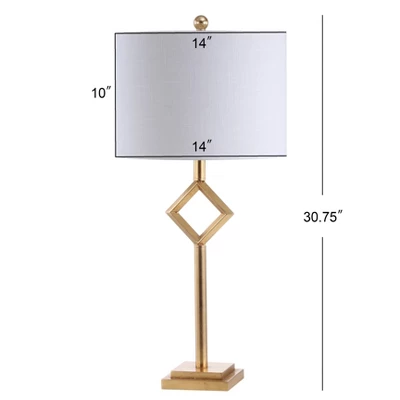 30.75" Metal/Resin Juno Table Lamp (Includes LED Light Bulb) Gold - JONATHAN Y 3 30.75" Metal/Resin Juno Table Lamp (Includes LED Light Bulb) Gold - JONATHAN Y - Image 3
