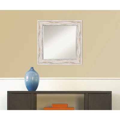 Alexandria White Wash Framed Wall Mirror - Amanti Art 9 Alexandria White Wash Framed Wall Mirror - Amanti Art - Image 9