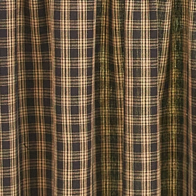 Park Designs Sturbridge Plaid Ruffle Black Tiers 72" X 36" 2 Park Designs Sturbridge Plaid Ruffle Black Tiers 72" X 36" - Image 2