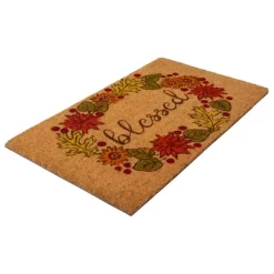 1'4" X 2'4" Blessed Indoor/Outdoor Coir Doormat - Entryways -Home Decoration Store GUEST 5d884b70 ebc7 49aa b264 1c9286091918
