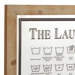 Farmhouse Metal Sign Laundry Wall Decor White - Olivia & May -Home Decoration Store GUEST 5d9843cf 4280 4b06 bcc8 6f7282509785