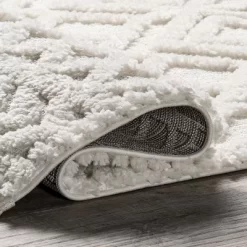 NuLOOM Akia Lattice High/Low Tassel Aea Rug -Home Decoration Store GUEST 5da61e7a 42a3 4841 a0a6 6c3921e88f5d