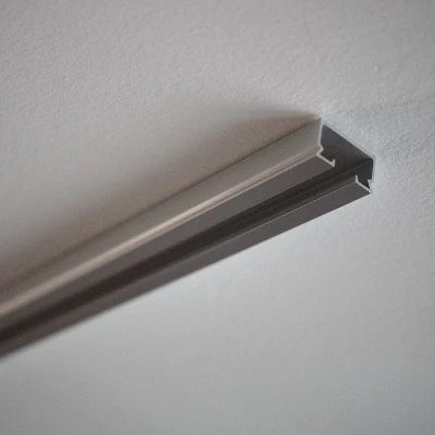 Room/Dividers/Now 3ft Wide Ceiling Curtain Track Rail, Silver 2 Room/Dividers/Now 3ft Wide Ceiling Curtain Track Rail, Silver - Image 2