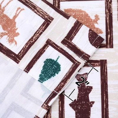 Christmas Small Kitchen Tier Curtains And Valanve Curtains With Animals Print 1 Christmas Small Kitchen Tier Curtains And Valanve Curtains With Animals Print