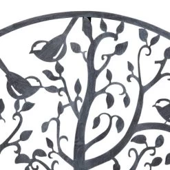 Metal Bird Wall Decor With Cutout Designs Dark Gray - Olivia & May -Home Decoration Store GUEST 5f9c38c4 0314 47fc bf88 0a7abe79a67d