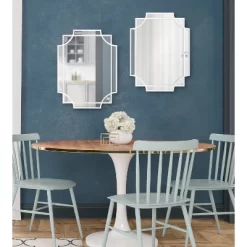 18" X 24" Minuette Scallop Wall Mirror White - Kate & Laurel All Things Decor -Home Decoration Store GUEST 617940c5 9fc1 4b87 ac6b 99c7e927ae9c