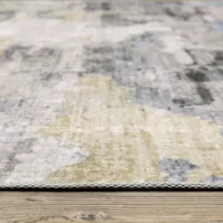 Micah Washable Distressed Abstract Indoor Area Rug Gray/Blue - Captiv8e Designs -Home Decoration Store GUEST 61e8dce4 b2d5 46cc ae39 b3495b57ceea