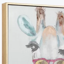 Canvas Giraffe Framed Wall Art With Gold Frame - CosmoLiving By Cosmopolitan -Home Decoration Store GUEST 626077b3 f820 4ba0 b95b b1026beab655