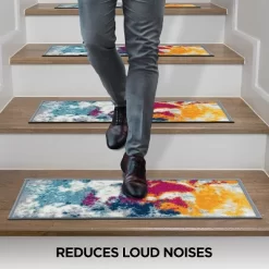 World Rug Gallery Modern Abstract Non-Slip Stair Treads 11 World Rug Gallery Modern Abstract Non-Slip Stair Treads -Home Decoration Store GUEST 6303eda1 ea3a 4f0c ab0f b1a6f89160c5