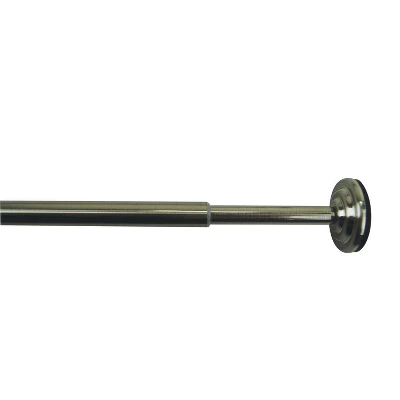 Adjustable Mini Tension Rod 1/2" Diameter Brushed Nickel By Versailles 3 Adjustable Mini Tension Rod 1/2" Diameter Brushed Nickel By Versailles - Image 3