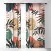 Marta Barragan Camarasa Modern Tropical Sunrise G Single Panel Sheer Window Curtain - Deny Designs