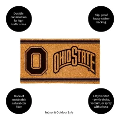 Evergreen Ohio State University Logo Turf Mat, Brown- 28 X 16 Inches Indoor Outdoor Doormat -Home Decoration Store GUEST 67d5cbd1 f091 4b2a 897e f47b95a11814