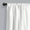 Venetian Window Curtain Panels White - Lush Décor