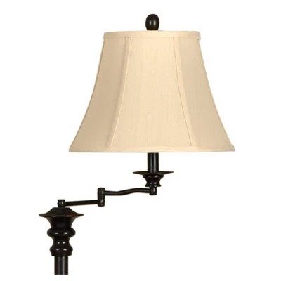 62" 3-way Swing Arm Floor Lamp Aged Bronze - StyleCraft 1 62" 3-way Swing Arm Floor Lamp Aged Bronze - StyleCraft