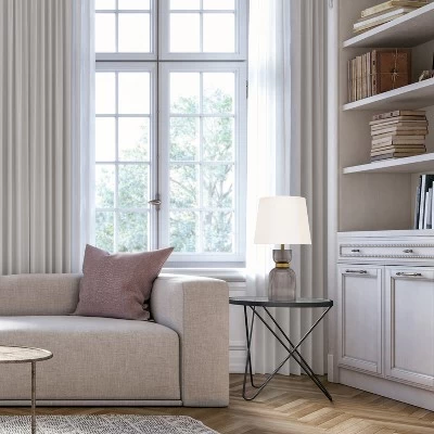 Set Of 2 15.25" Kaia Cylinder Base Table Lamps - River Of Goods 4 Set Of 2 15.25" Kaia Cylinder Base Table Lamps - River Of Goods - Image 4