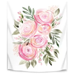 Watercolor Ranunculus In Pink By Blursbyai Wall Tapestry - Americanflat -Home Decoration Store GUEST 692c8cf7 656a 4dd2 a44c c959fe10189f