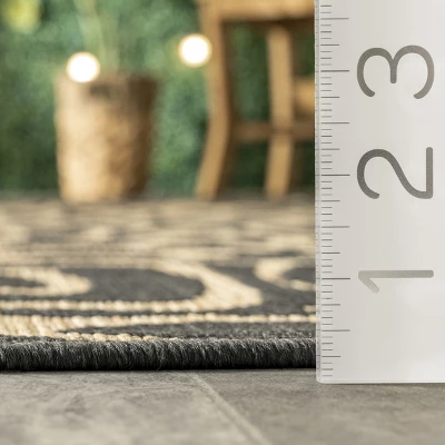 NuLOOM Dakota Geometric Indoor And Outdoor Area Rug 2 NuLOOM Dakota Geometric Indoor And Outdoor Area Rug - Image 2