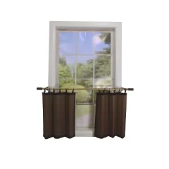 Versailles Home Fashions 2pk Rayon From Bamboo Curtain Tiers - Brown 5 Versailles Home Fashions 2pk Rayon From Bamboo Curtain Tiers - Brown -Home Decoration Store GUEST 6a2ea7d9 6982 4a42 96b4 c70a4c0ebeb2